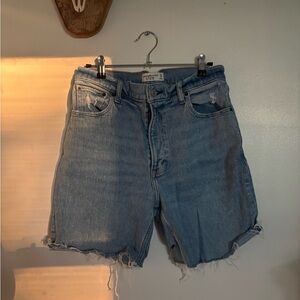 Abercrombie & Fitch Blue Denim Shorts